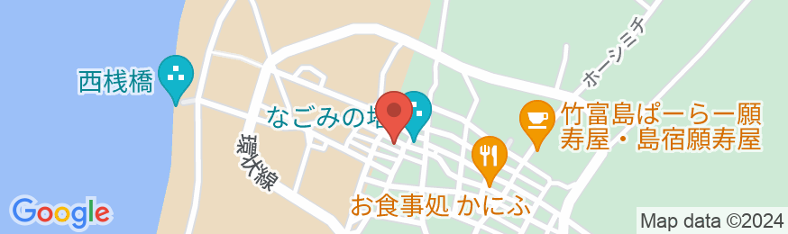 ちいさな島宿cago <竹富島>の地図