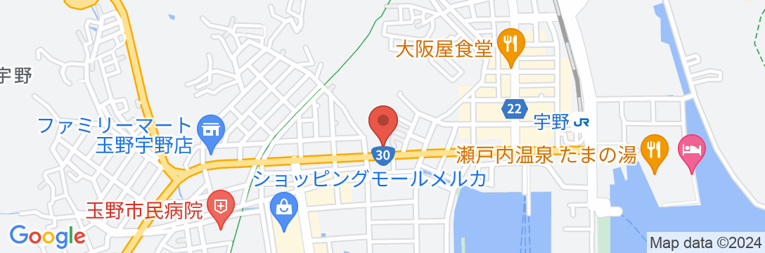 Guest House菊水旅館(KIKUSUI RYOKAN)の地図