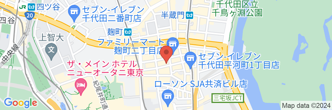 アパホテル〈永田町半蔵門駅前〉の地図