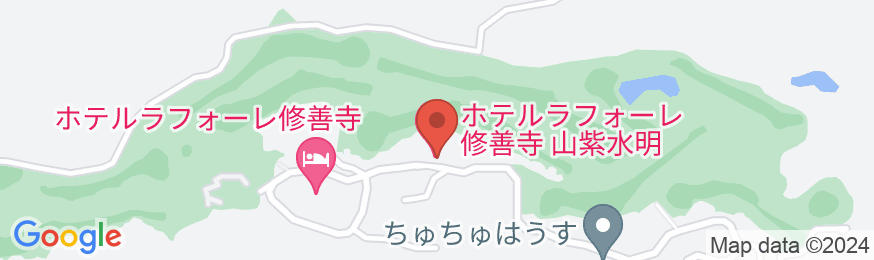 ホテルラフォーレ修善寺 山紫水明の地図
