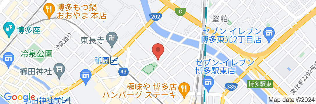 冷泉閣ホテル駅前の地図