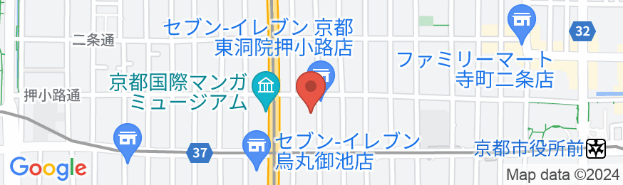 ハートンホテル京都の地図