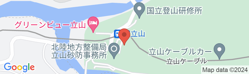 立山黒部アルペンルート 千寿荘の地図