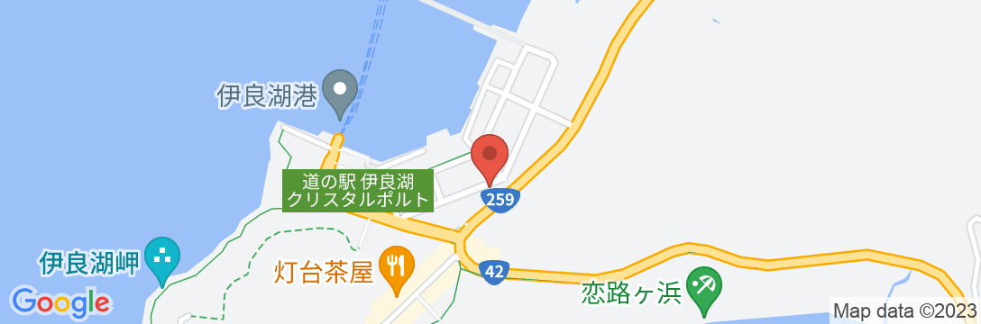 伊良湖岬地魚の宿 たかのやの地図