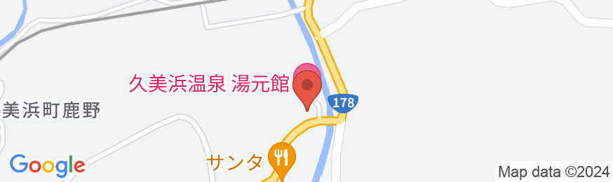 久美浜温泉 湯元館の地図