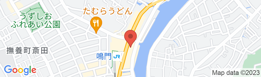 ファミリーロッジ旅籠屋・鳴門駅前店の地図