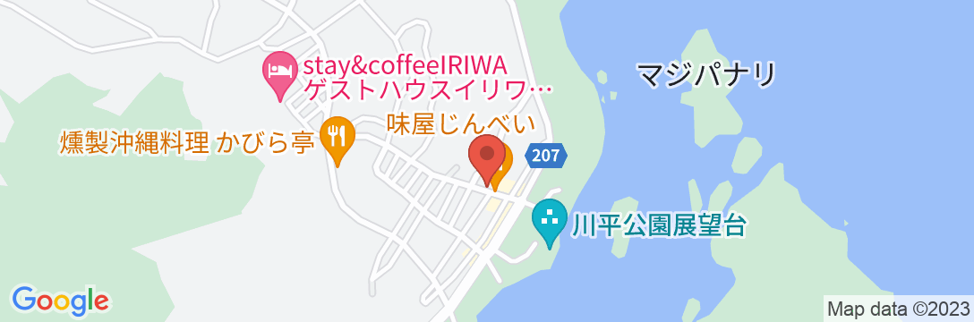 旅の宿 がじゅまる <石垣島>の地図