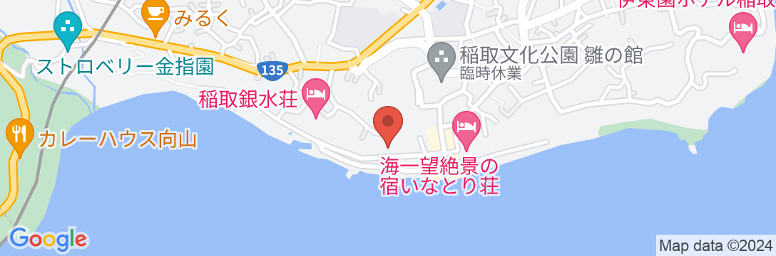 石花海 別邸 海うさぎの地図