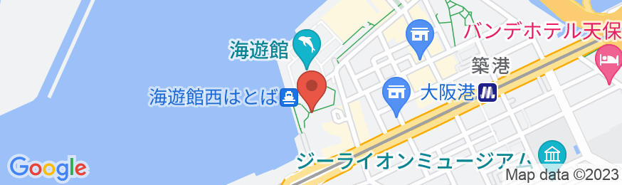 ホテルシーガルてんぽーざん大阪の地図