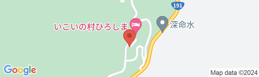 いこいの村ひろしまの地図
