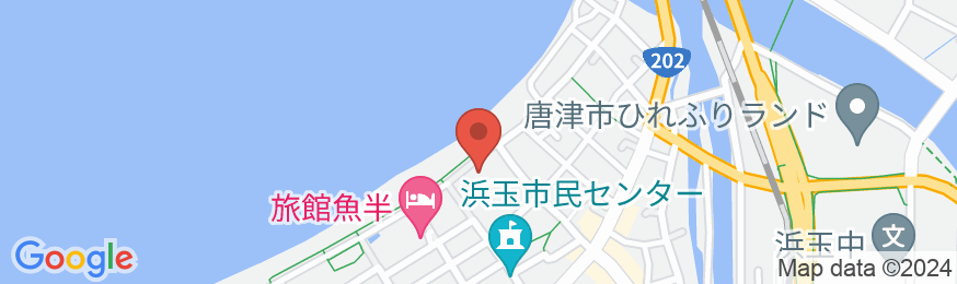 唐津 網元の宿 汐湯凪の音の地図