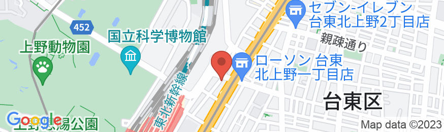 上野ホテルの地図