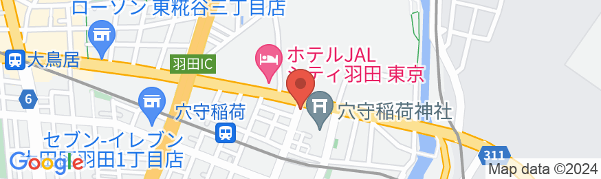 ホテルマイステイズ羽田の地図