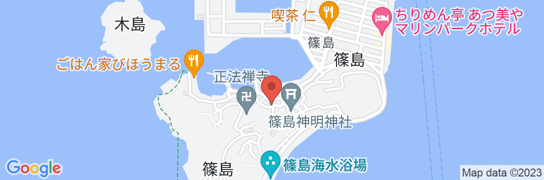 篠島 民宿 妙子<篠島>の地図
