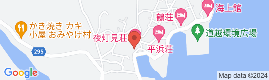 たら竹崎温泉 夜灯見荘(やとみそう)の地図