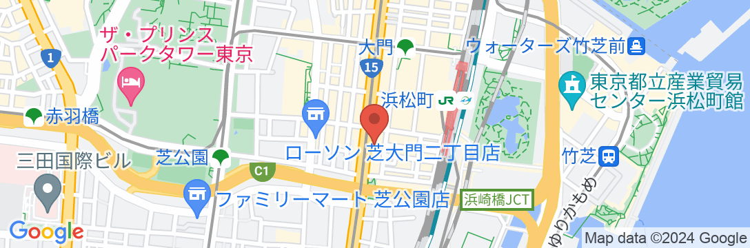 三交インGrande東京浜松町の地図