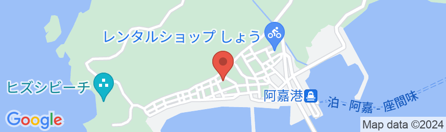 民宿川道 <阿嘉島>の地図