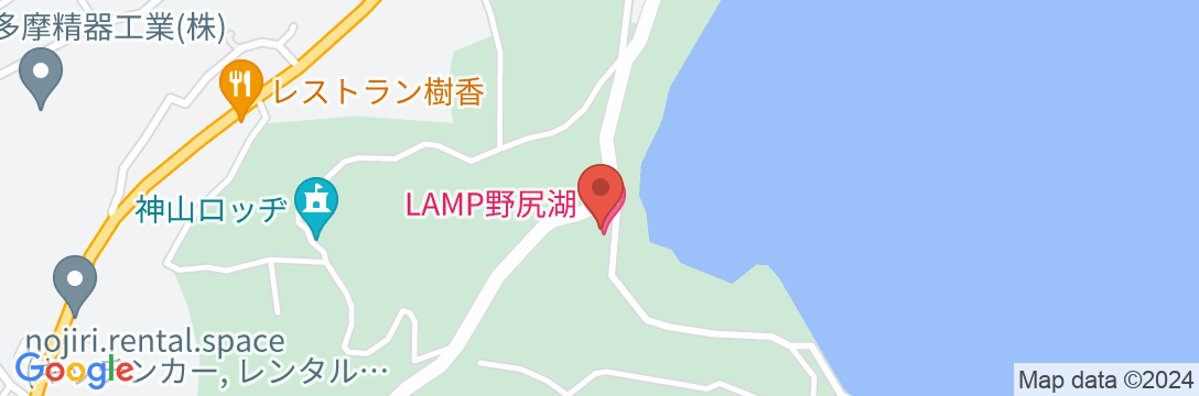 LAMP野尻湖の地図