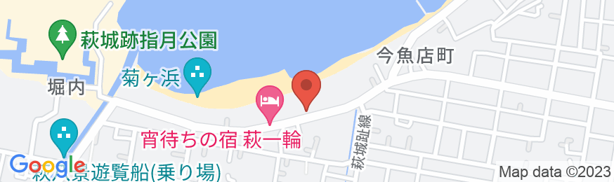 萩温泉郷 海が奏でる癒しの宿 リゾートホテル美萩の地図