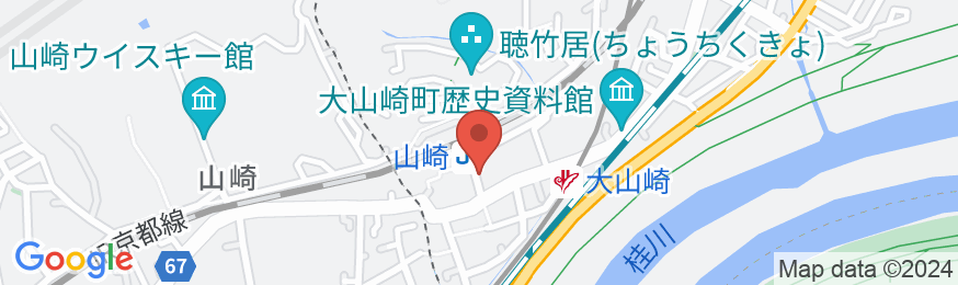 ホテルデュー大山崎の地図