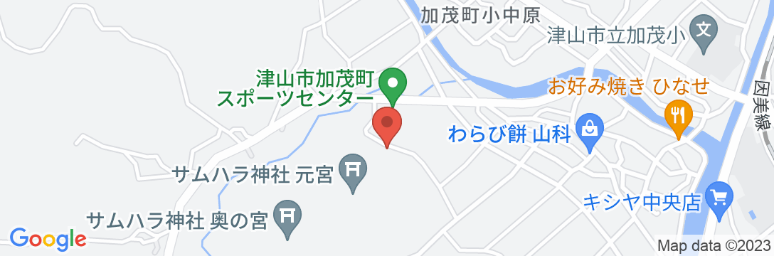 ウッディハウス加茂の地図