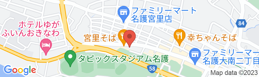 白浜ホテル<沖縄県>の地図