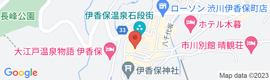 千明仁泉亭の地図