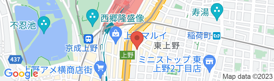 HOTEL Guest1 ホテルゲストワン上野駅前の地図