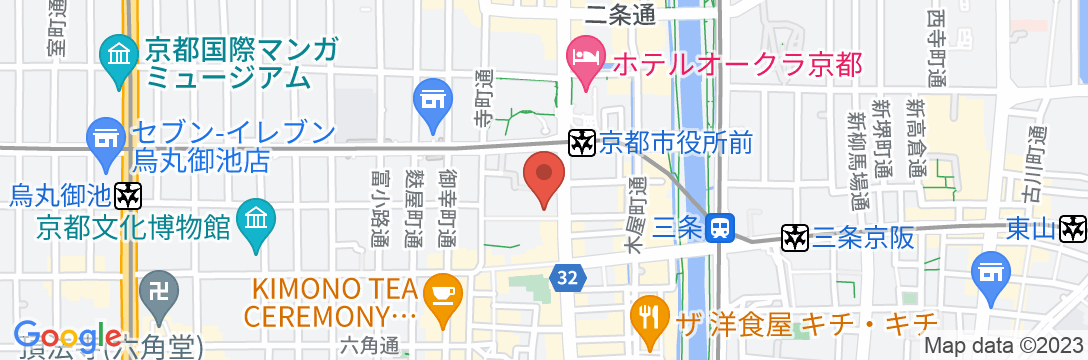 ホテル グラン・エムズ京都の地図