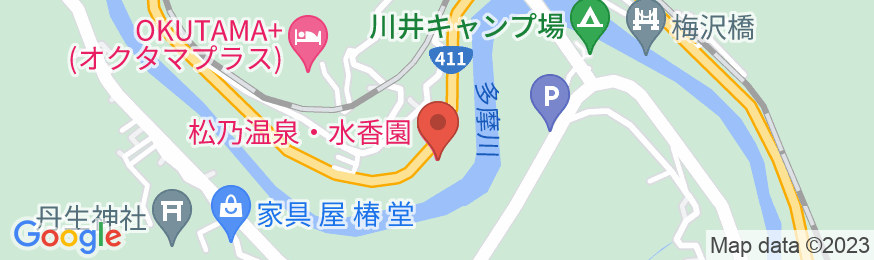 松乃温泉 水香園の地図