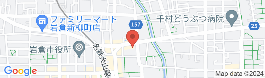 岩倉ステーションホテルの地図
