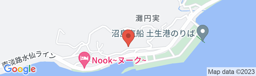 1日3組のいけす料理宿 はぶ荘 <淡路島>の地図