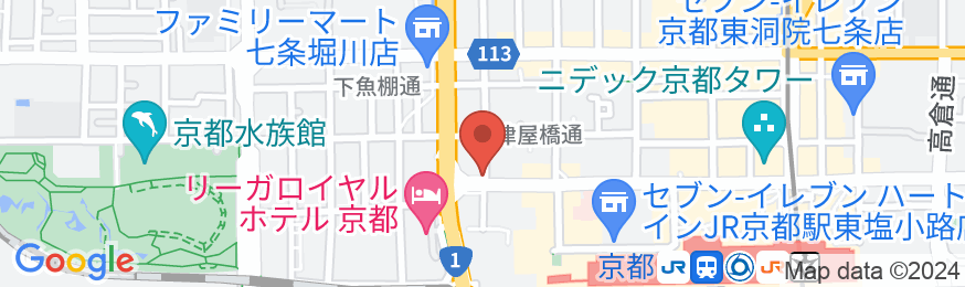 ホテルエクセレンス京都駅前の地図