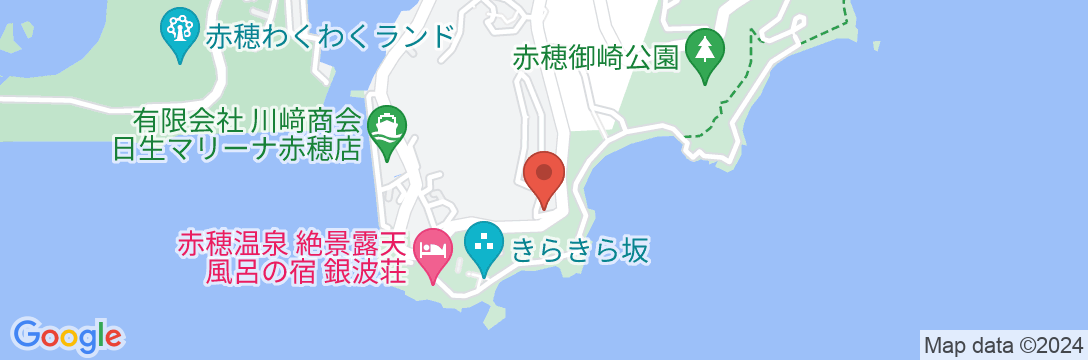 赤穂温泉 料理旅館 呑海楼の地図