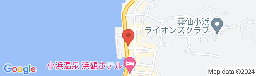 小浜温泉 湯宿 蒸気家の地図