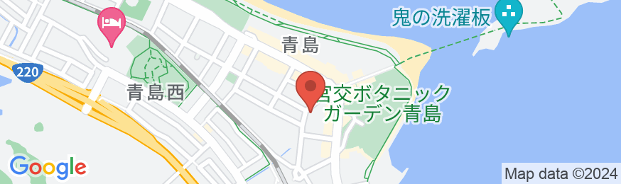 青島ゲストハウス風樹の地図