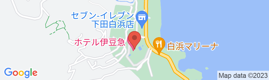 下田温泉 ホテル伊豆急の地図