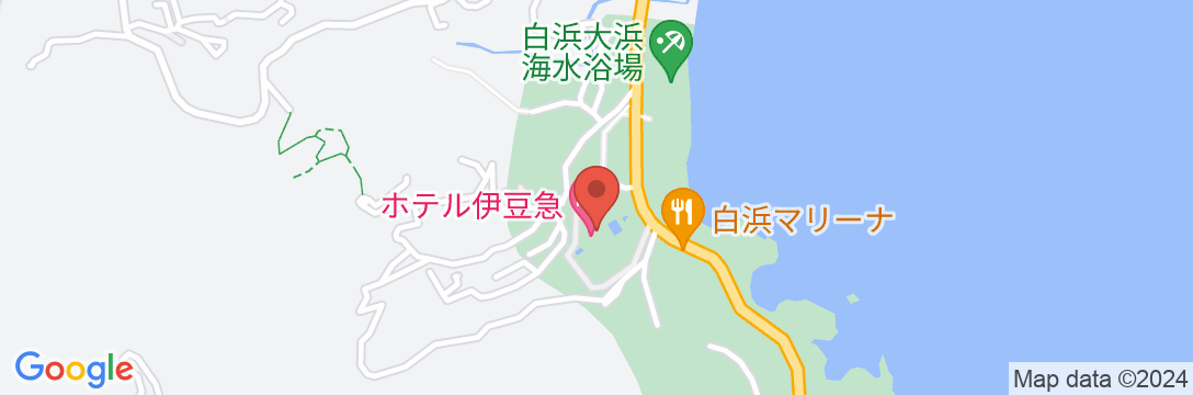 下田温泉 ホテル伊豆急の地図