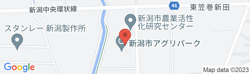 新潟市アグリパークの地図