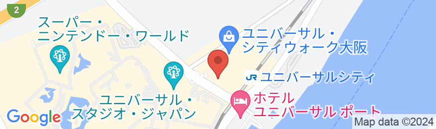 ザ パーク フロント ホテル アット ユニバーサル・スタジオ・ジャパンの地図