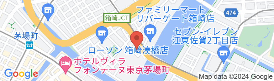 ホテルリブマックス日本橋箱崎の地図