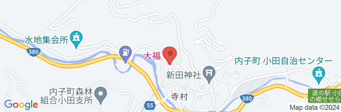 大福旅館の地図