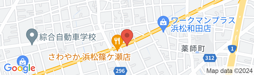 ホテルルートイン浜松ディーラー通りの地図