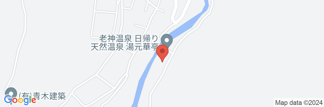 老神温泉 穴原湯 東秀館の地図