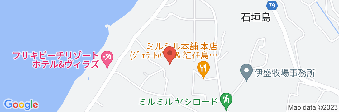 ペンションスリーハート <石垣島>の地図