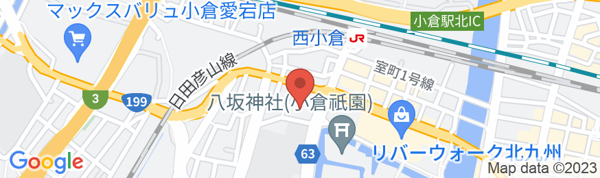 小倉リーセントホテルの地図