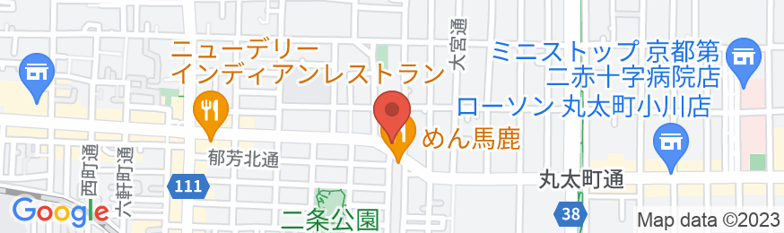 京都うら〜らかハウスの地図