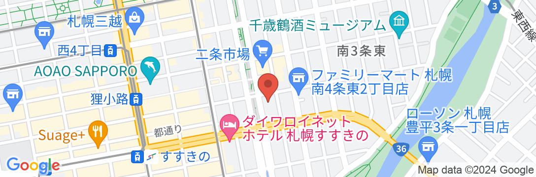 フェアフィールド・バイ・マリオット札幌の地図