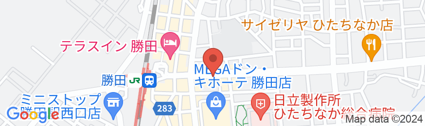 HOTELサンシティ勝田の地図