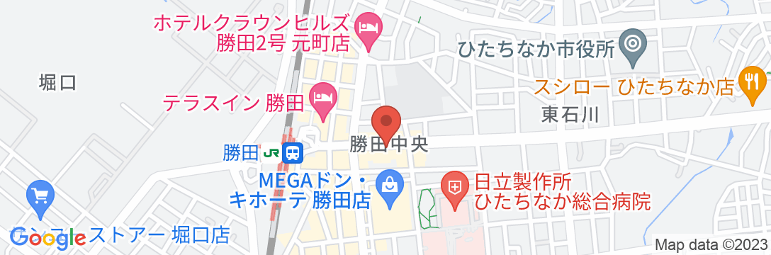 HOTELサンシティ勝田の地図